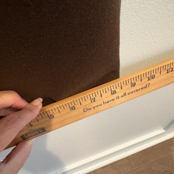 Coldwater Creek Pants Women 10 Brown Classic Fit Trouser Stretch Straight Ponte - Picture 6 of 11